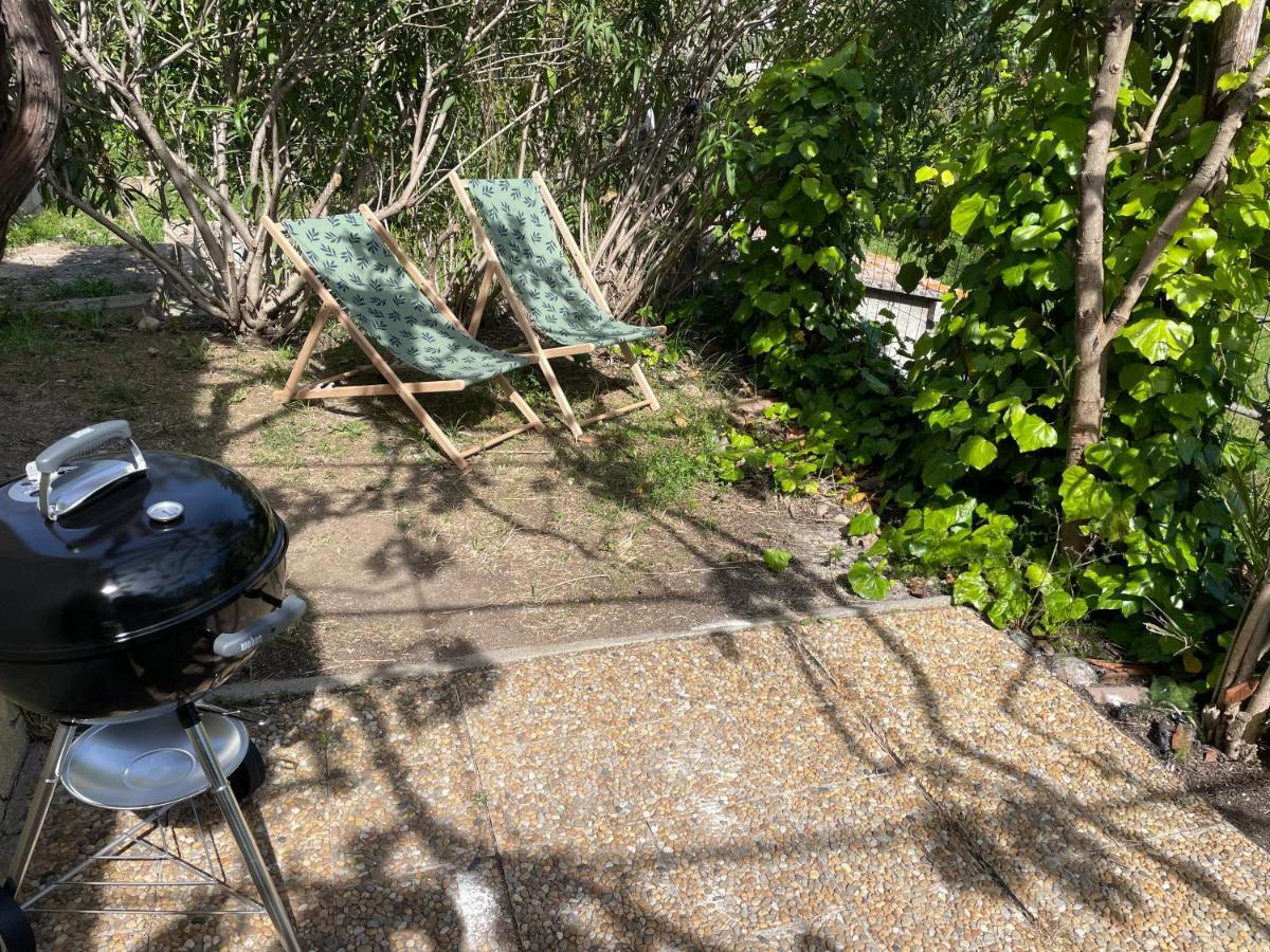 Appartement Avec Jardin Privatif อฌักซิโอ้ ภายนอก รูปภาพ